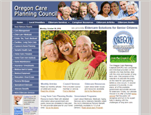 Tablet Screenshot of carefororegon.org